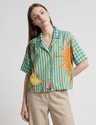 Camisa de playa para mujer
