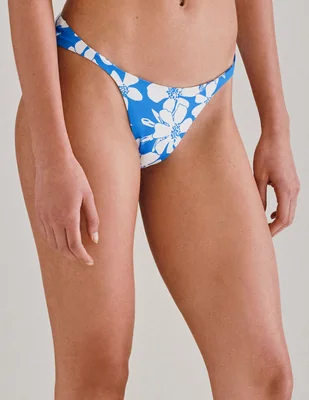 Bikini Palmacea floral a la cadera para mujer