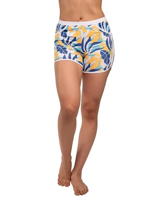 Shorty sunskin estampado floral a la cintura para mujer