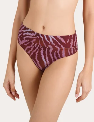 Bikini zingara estampado animal print a la cintura para mujer