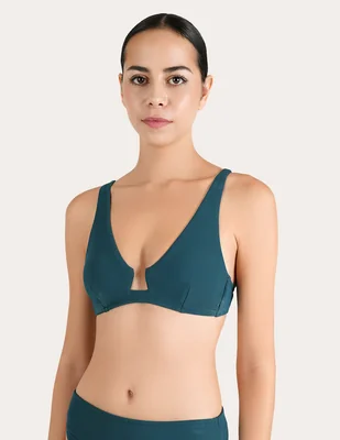 Top bikini zingara con copas removibles para mujer