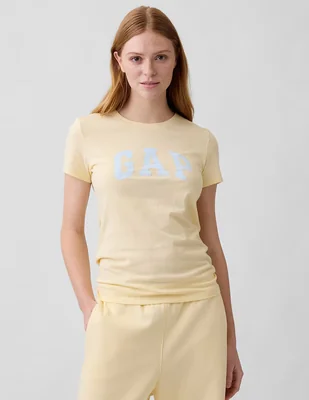 Playera manga corta cuello redondo para mujer