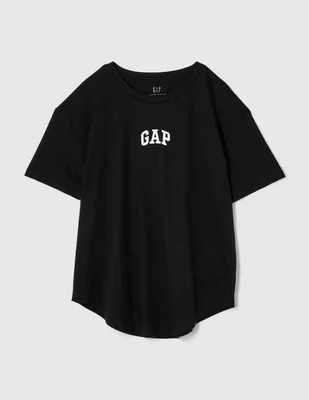 Playera manga corta cuello redondo para mujer