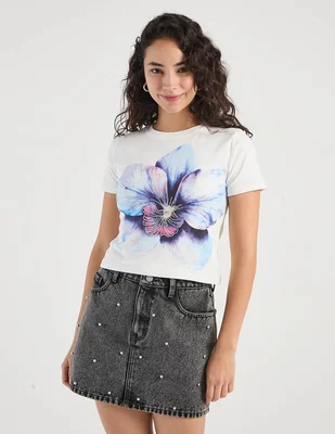Playera manga corta Biography cuello redondo para mujer