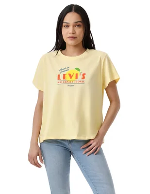 Playera manga corta Levi's cuello redondo para mujer