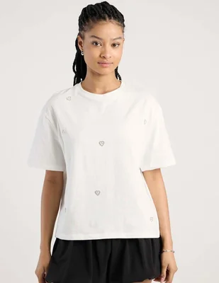 Playera manga corta Only cuello redondo para mujer
