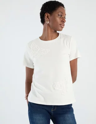 Playera manga corta Vero Moda cuello redondo para mujer