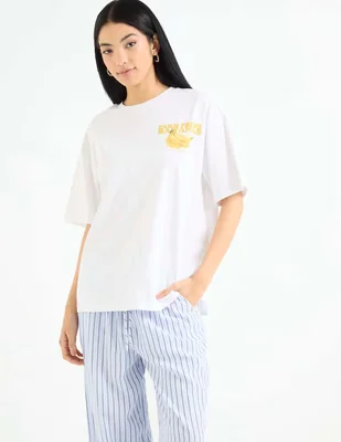 Playera manga corta That's It cuello redondo para mujer