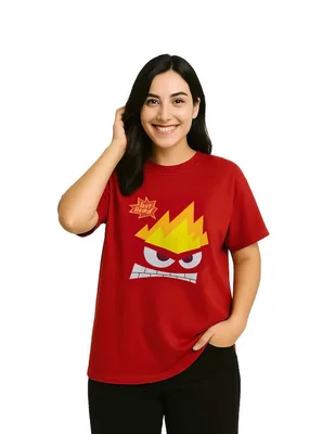 Playera manga corta Disney Intensamente cuello redondo para mujer
