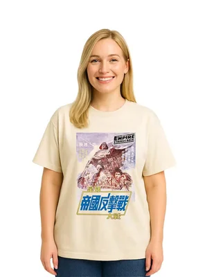 Playera manga corta Star Wars cuello redondo para mujer