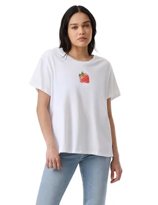 Playera manga corta Levi's cuello redondo para mujer