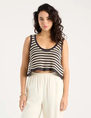 Top Billabong escote medio tirante ancho