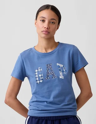 Playera manga corta cuello redondo para mujer