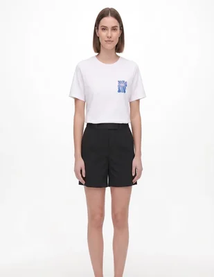 Playera manga corta Only cuello redondo para mujer