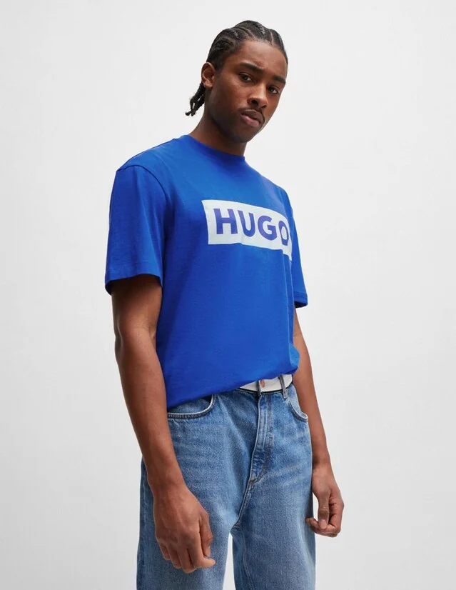 Playera Hugo Blue cuello redondo para hombre