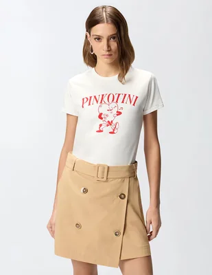 Playera manga corta Pinko cuello redondo para mujer