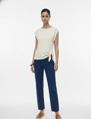 Blusa vero moda sin manga para mujer