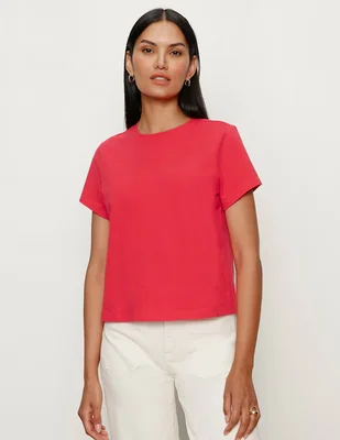 Playera manga corta Sanctuary cuello redondo para mujer