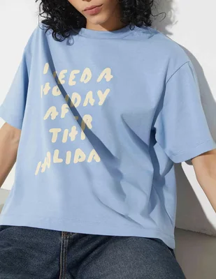 Playera manga corta Max&Co cuello redondo para mujer