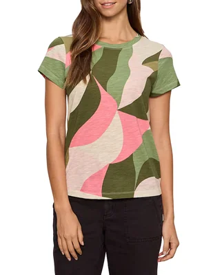 Playera manga corta Sanctuary cuello redondo para mujer