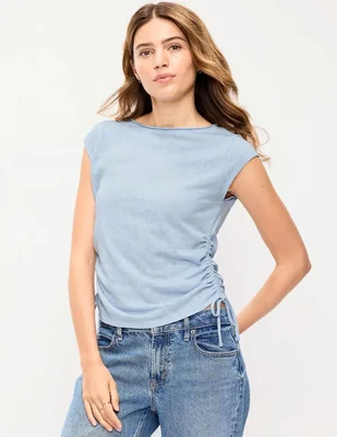 Playera manga corta Old Navy cuello redondo para mujer