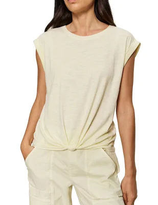 Playera sin manga Sanctuary cuello redondo para mujer
