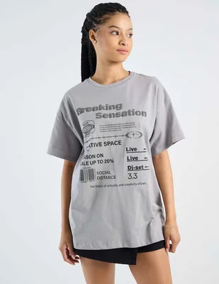 Playera manga corta 47ST cuello redondo para mujer