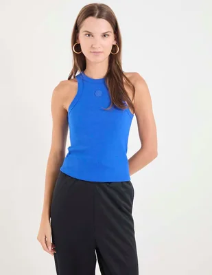 Playera Hugo Blue cuello redondo para mujer