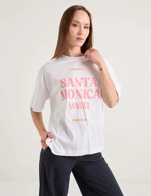 Playera manga corta Vero Moda cuello redondo para mujer