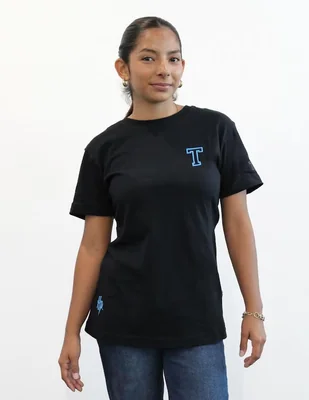 Playera manga corta Tec de Monterrey Ravenclaw cuello redondo para mujer