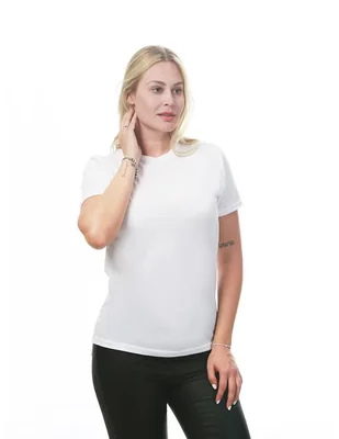 Playera manga corta Indicum Denim Básicos cuello redondo para mujer