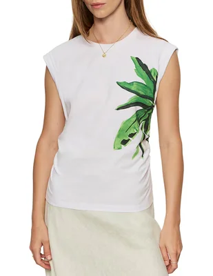 Playera manga corta Sanctuary cuello redondo para mujer