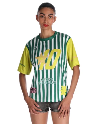 Playera manga corta ppaayyss colección cuello redondo para mujer