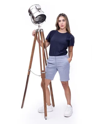 Playera manga corta Nautica Fall cuello redondo para mujer