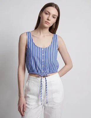 Blusa de tirantes Coffee Bean para mujer