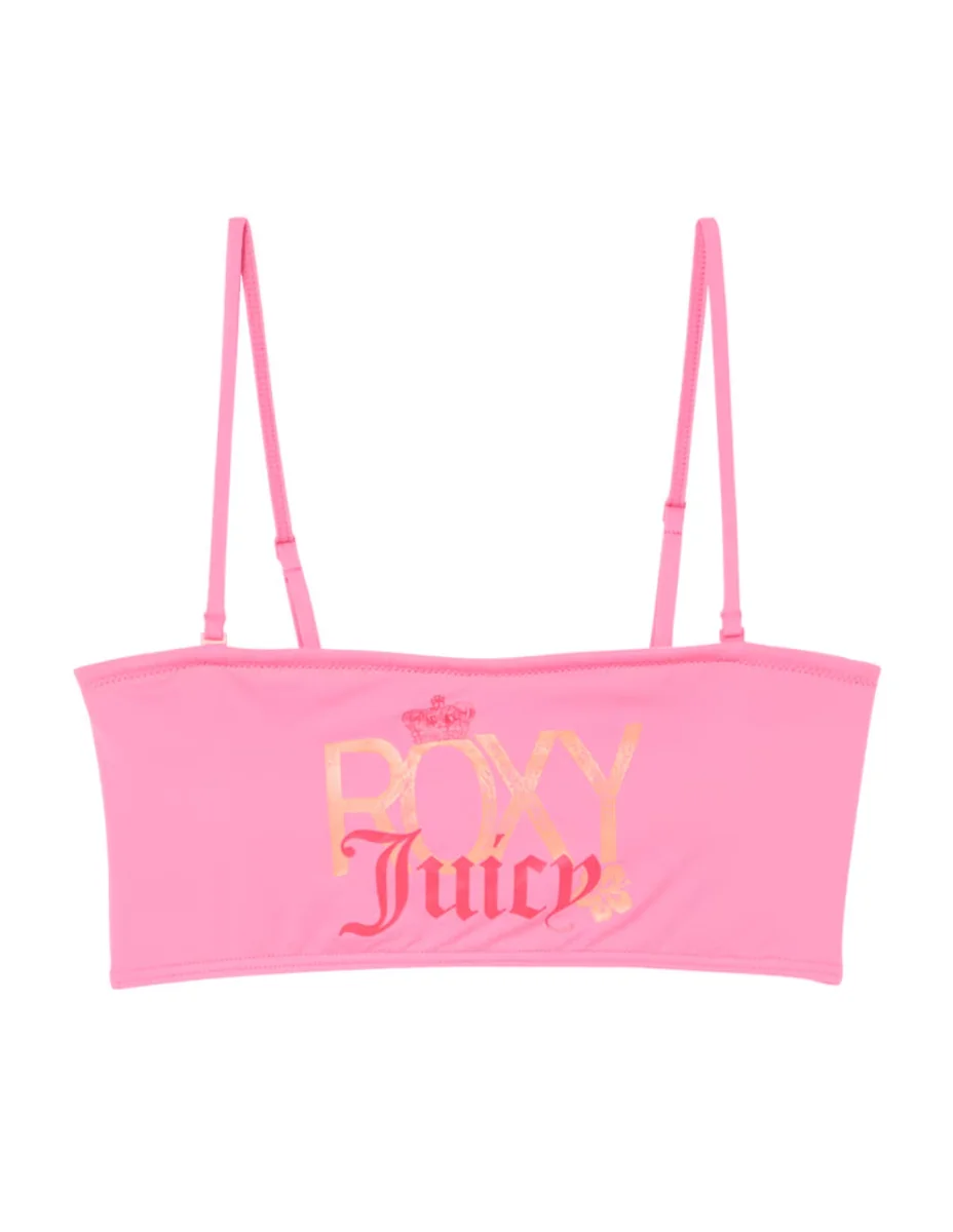Top roxy cuello sin cuello escote medio tirante delgado