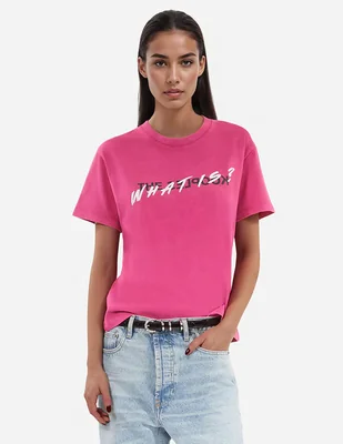 Playera manga corta The Kooples cuello redondo para mujer