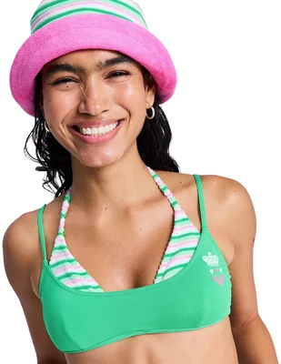 Top roxy cuello sin cuello escote espalda abierta tirante delgado