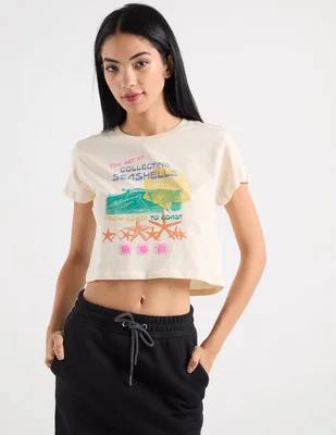 Playera Manga Corta Billabong Coastal Adventures Cuello Redondo Para Mujer