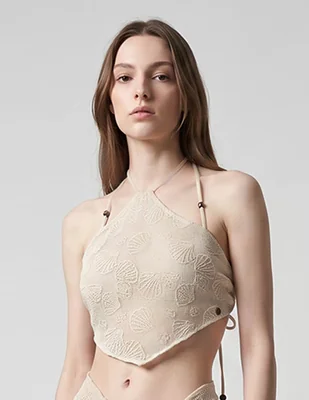 Top de traje de baño para mujer