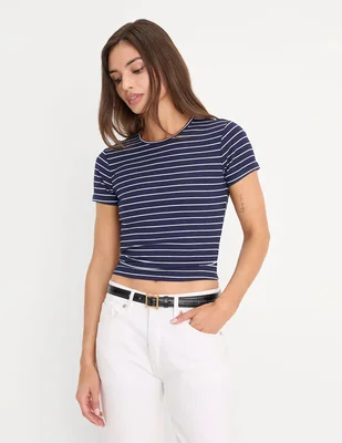 Playera Good American de algodón para mujer
