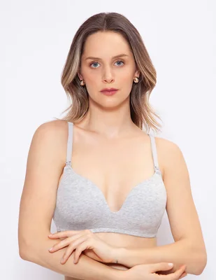 T-shirt bra 9 Months con copa lactancia para mujer