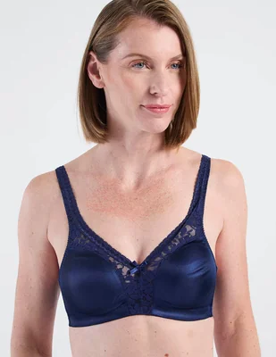 Brassiere demi Warner's con copa preformada para mujer