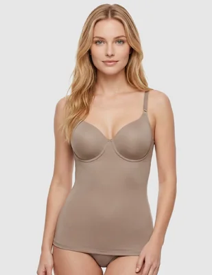 Camiseta tipo faja body control con compresión media para mujer