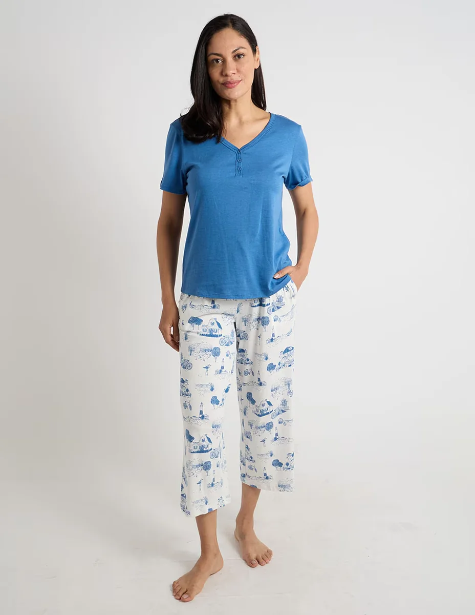Conjunto pijama liz claiborne para mujer
