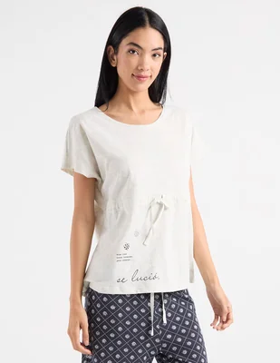Playera mango y merengue para mujer