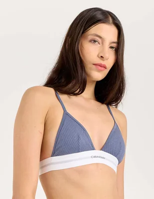 Brassiere triangle Calvin Klein para mujer