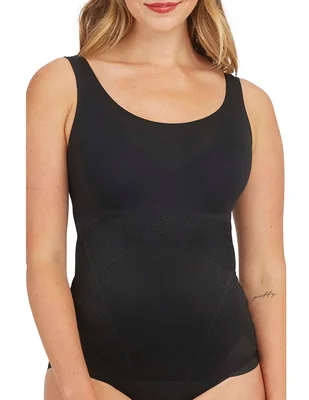 Camiseta tipo faja spanx con compresión control de abdomen para mujer