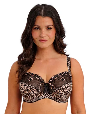 Brassiere demi fantasie con copa para mujer