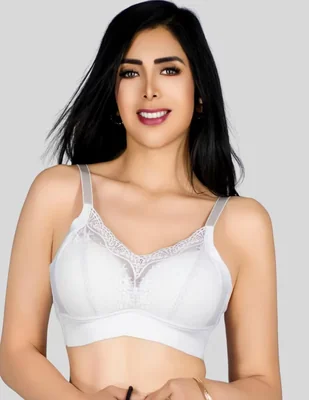 Brassiere peto medio Malabis copa preformada para mujer